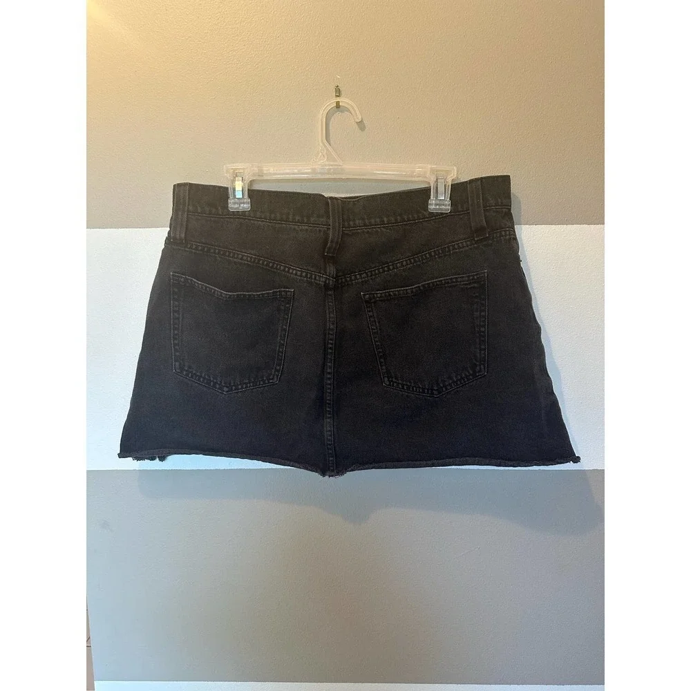 Madewell McCarren Raw-Hem Jean Skirt women’s size 32